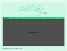 Tablet Screenshot of bridalmakeupbyjuliet.co.uk